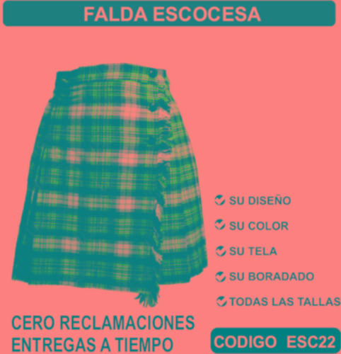 Falda Escolar -